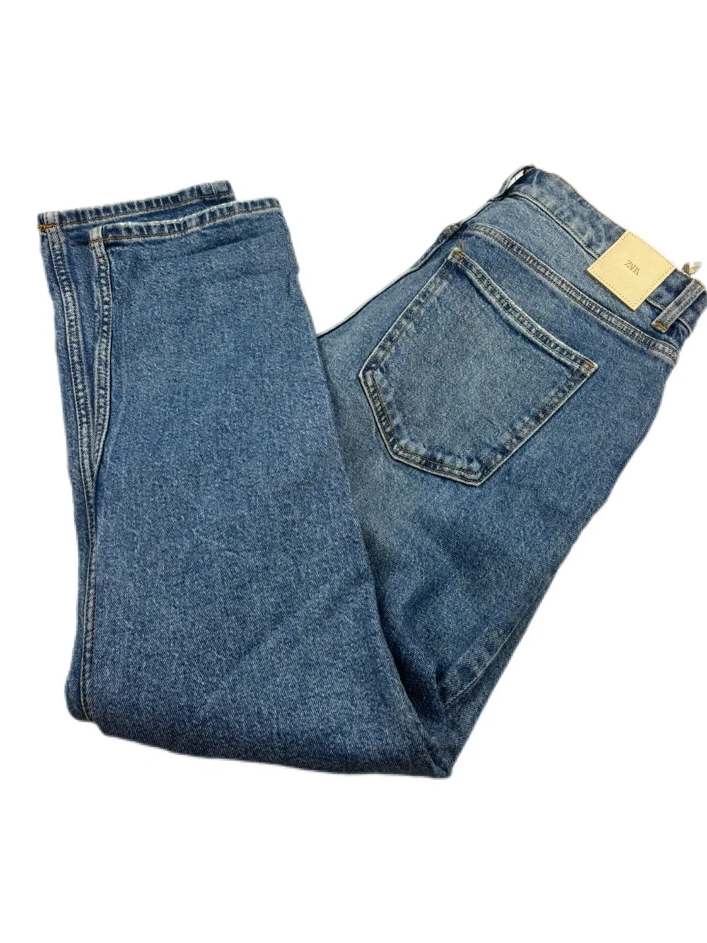 Zara Denim Jeans Straight Leg Size 6
